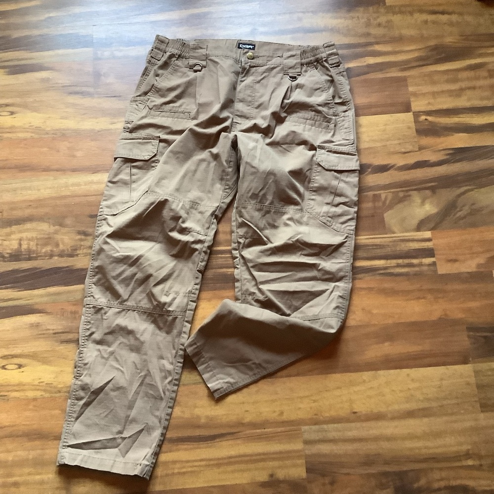 Men's CQR Size 38 Cargo Pants in Tan